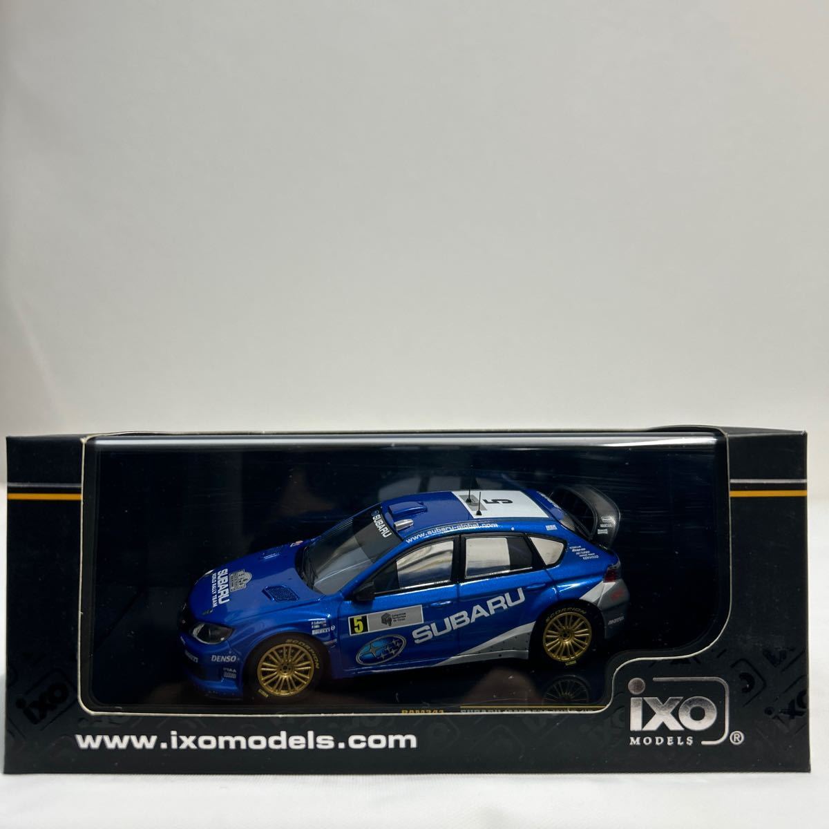 ixo 1/43 SUBARU IMPREZA WRC #5 P.Solberg Tour de Corse 2008 イクソ スバル インプレッサ ソルベルグ ラリー ミニカー モデルカー grb_画像1