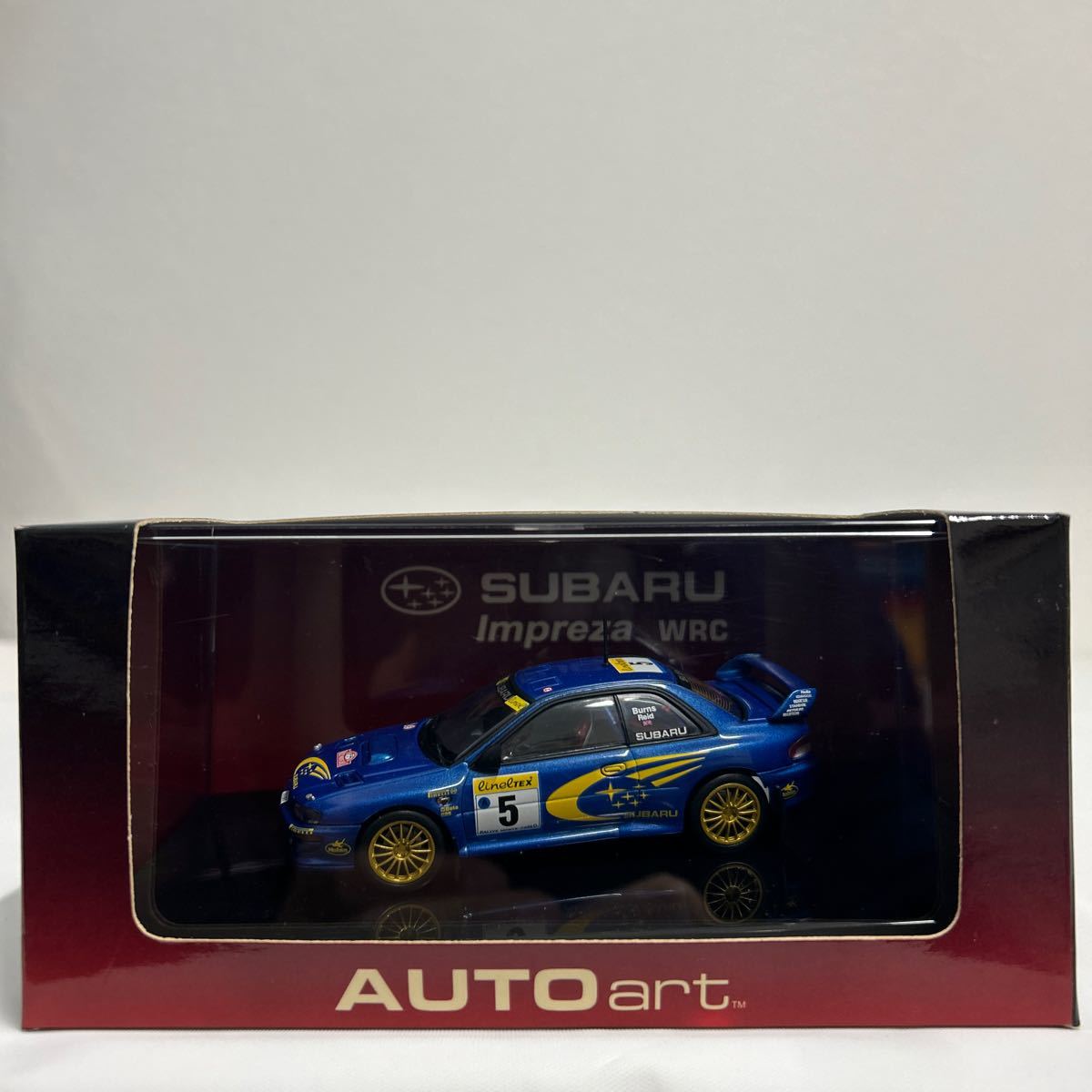 AUTOart 1/43 SUBARU IMPREZA WRC 1999 #5 Monte Carlo オート AUTOart 1/43 SUBARU IMPREZA WRC 1999 #5 Monte Carlo オート