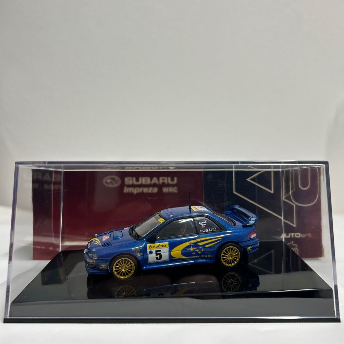 AUTOart 1/43 SUBARU IMPREZA WRC 1999 #5 Monte Carlo オート AUTOart 1/43 SUBARU IMPREZA WRC 1999 #5 Monte Carlo オート