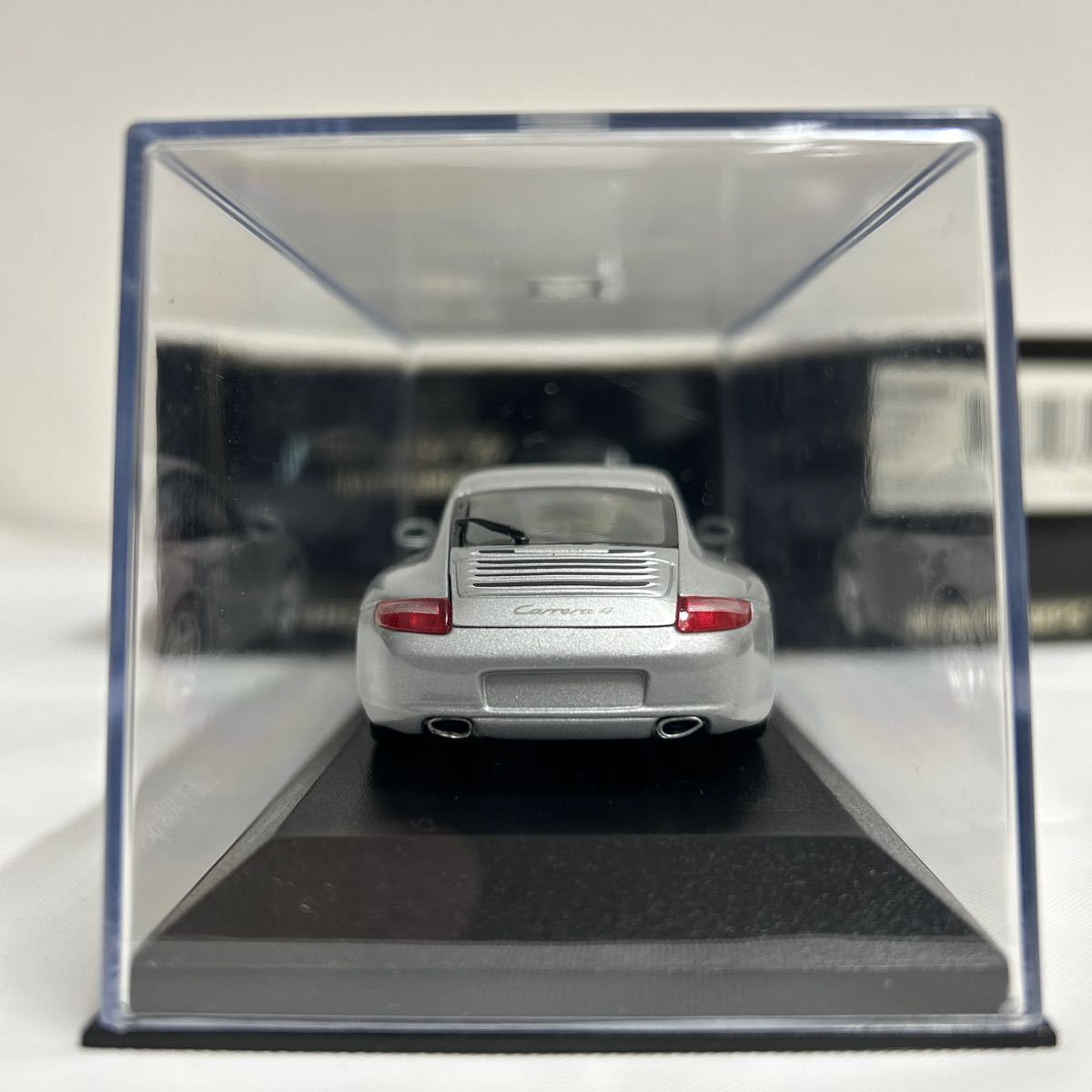 MINICHAMPS 1/43 PORSCHE 911 Carrera 4 Silver 2005 ミニチャンプス ポルシェ カレラ シルバー 997 ミニカー モデルカー_画像6