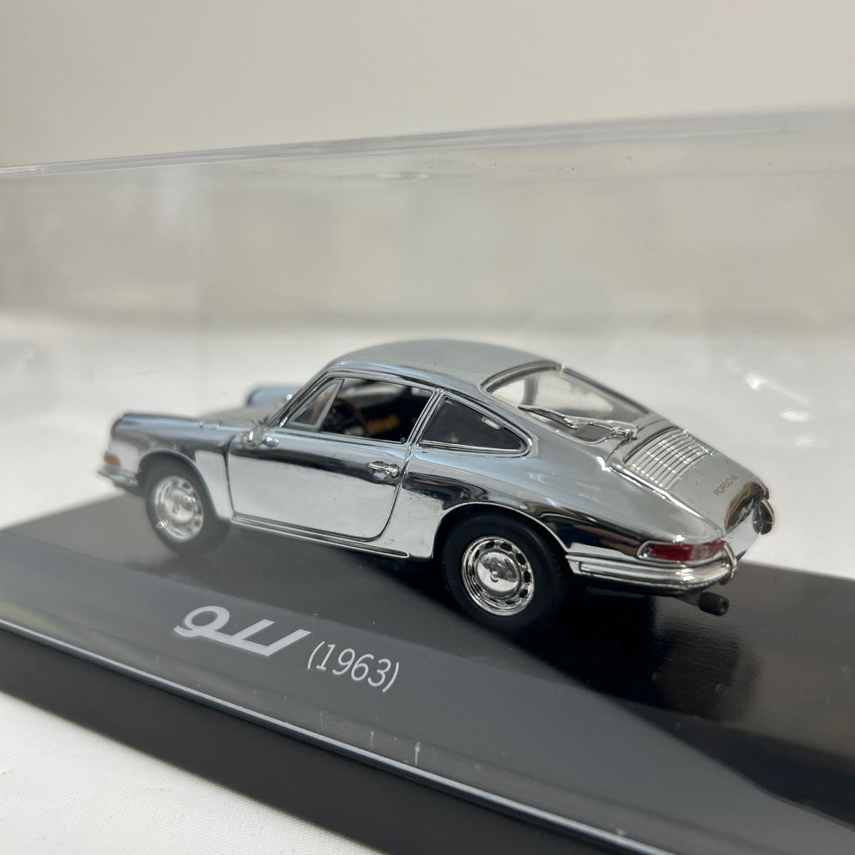 PORSCHE ディーラー特注 PMA 1/43 ポルシェ 911 1963 メッキ ミニカー モデルカー ミニチャンプス メタルポリッシュ_画像9