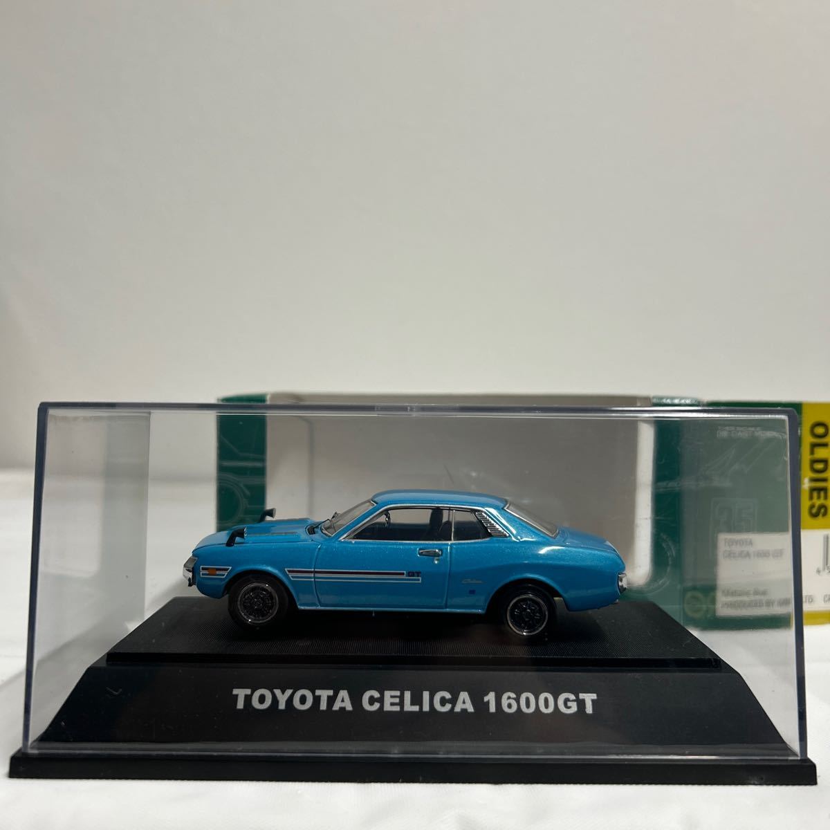 EBBRO 1/43 TOYOTA CELICA 1600GT エブロ トヨタ セリカ メタリックブルー ダルマ TA22 旧車 国産名車 ミニカー モデルカーの画像2