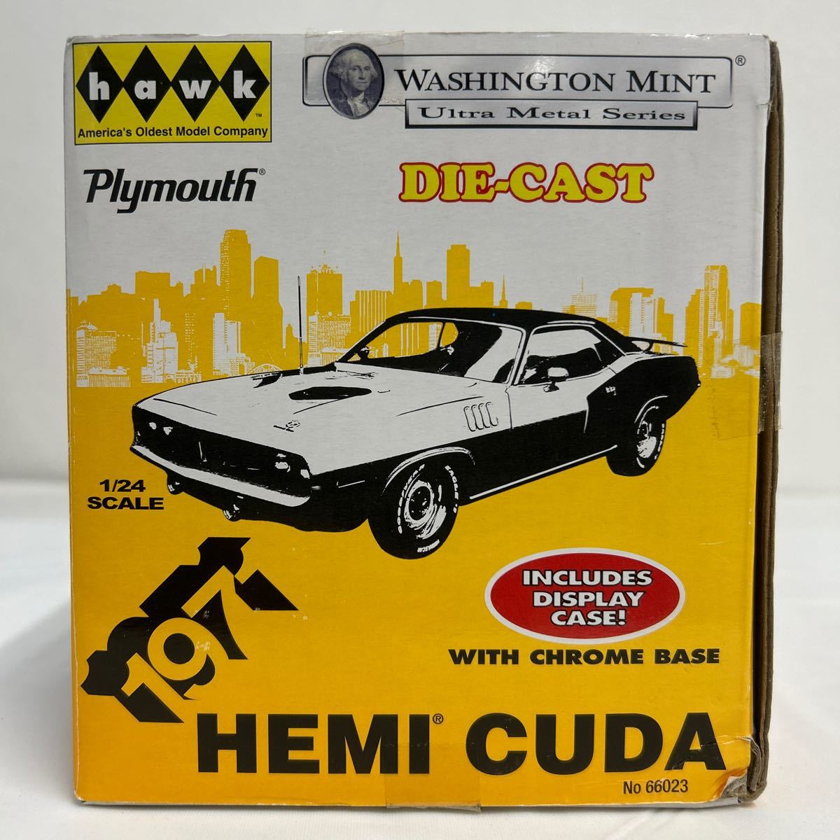 hawk 1/24 Plymouth HEMI CUDA 1971 Washington Mint プリマス クーダ ワシントンミント アメ車 完成品ミニカー モデルカー バラクーダ_画像6