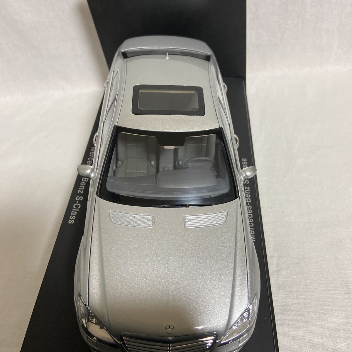 Mercedes Benz ディーラー特注 AUTOart 1/18 Sクラス BBSホイールカスタム 検索 W221 S350 S500 AMG メルセデスベンツ ミニカー モデルカー_画像9