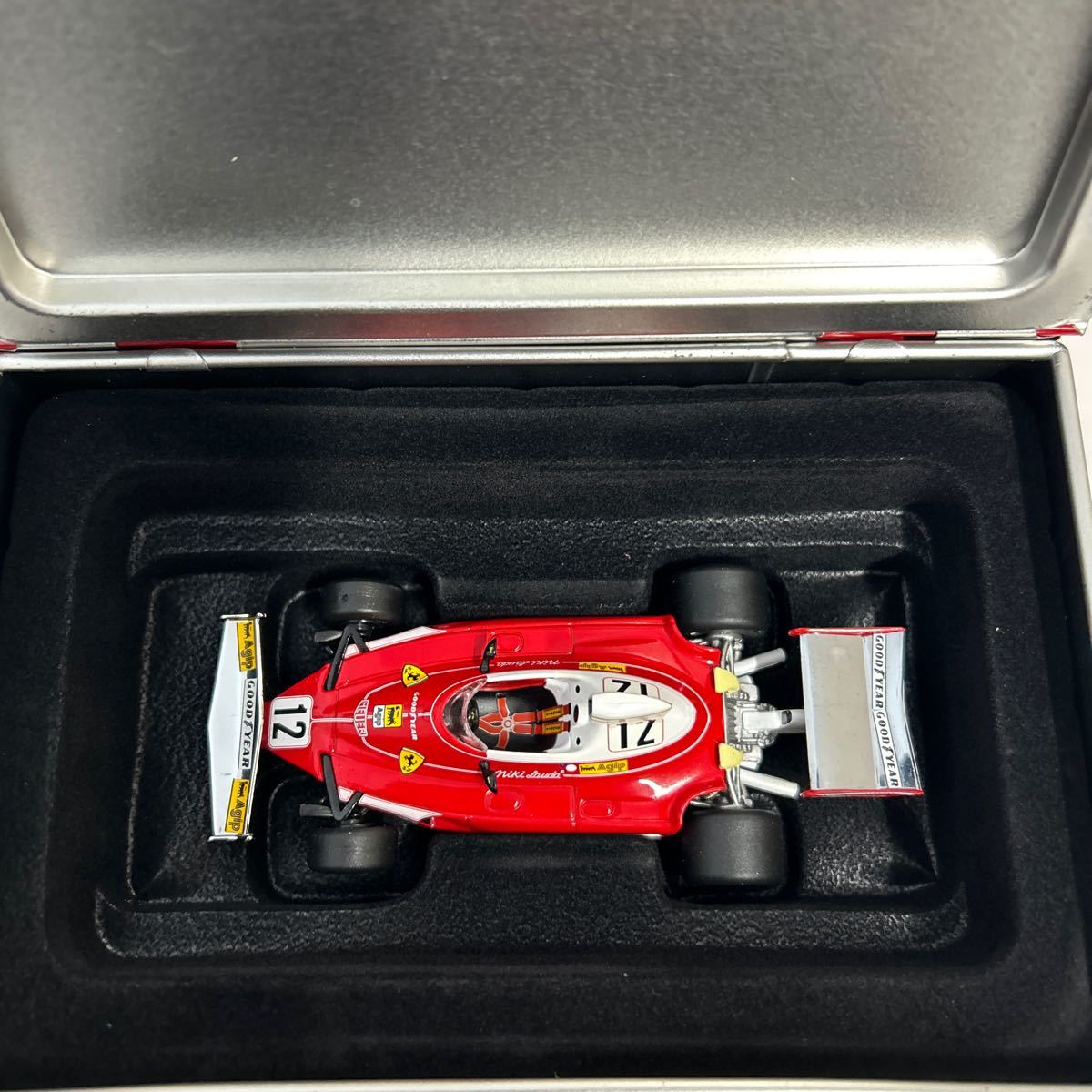 Hotwheels 1/43 Ferrari 312T #12 Niki Lauda Winner Monaco GP F1 1975 ホットウィール フェラーリ モナコ 優勝車 ニキラウダ ミニカー_画像5