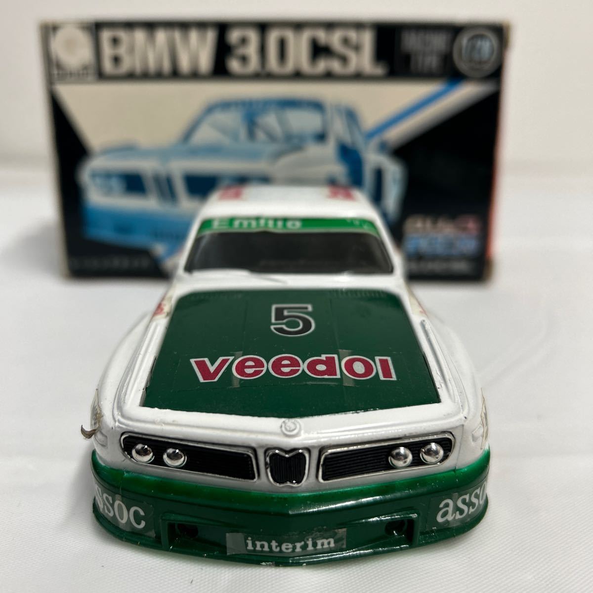 永大グリップ テクニカ 1/28 BMW 3.0CSL 精密ダイキャストミニカー 当時物 GRIP レーシングタイプ スーパーシルエット モデルカー_画像8