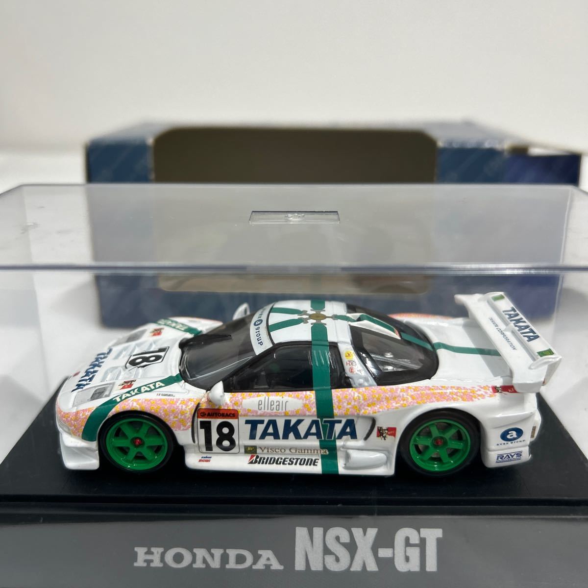 EBBRO 1/43 HONDA NSX GT TAKATA DOME MUGEN #18 エブロ ホンダ NA2 無限 童夢 ミニカー モデルカー JGTC_画像3