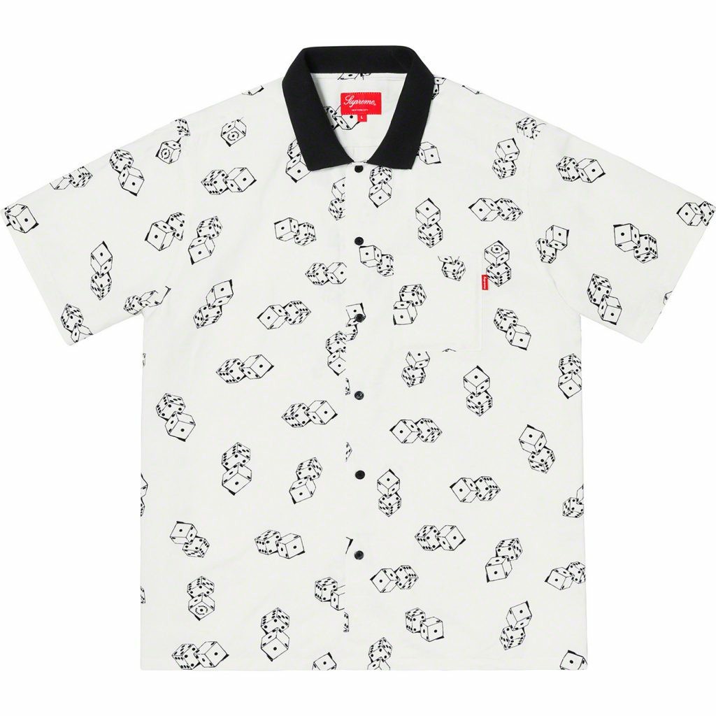 即完売 新品未使用 19SS Supreme Dice Rayon S/S Shirt シュプリーム ダイス レイヨン シャツ