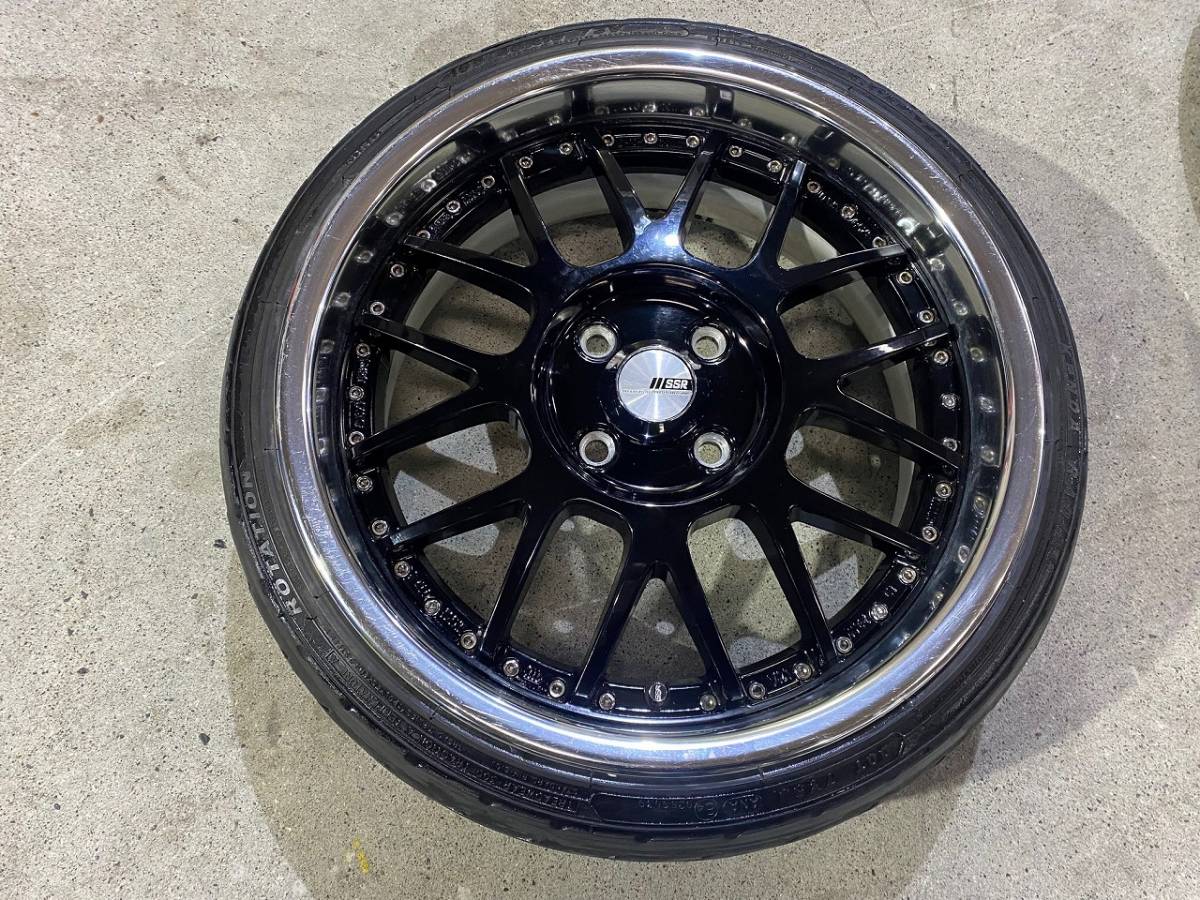 ★即決 深リム SSR プロフェッサー MS1-R 16×6.5 16×7 165/40-16 ４本 １台分 N-BOX タント ムーブ ワゴンRの画像2