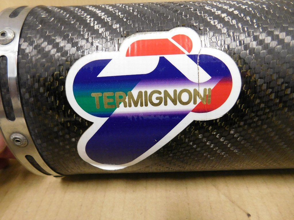 テルミニョーニ　YZF1000Rサンダーエース用　スリップオンカーボンサイレンサー　中古　TERMIGNONI_画像4