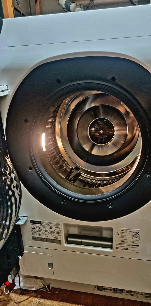 ★1円スタート！SHARP ドラム式電気洗濯乾燥機 ES-W112-SL 2019年製_画像7