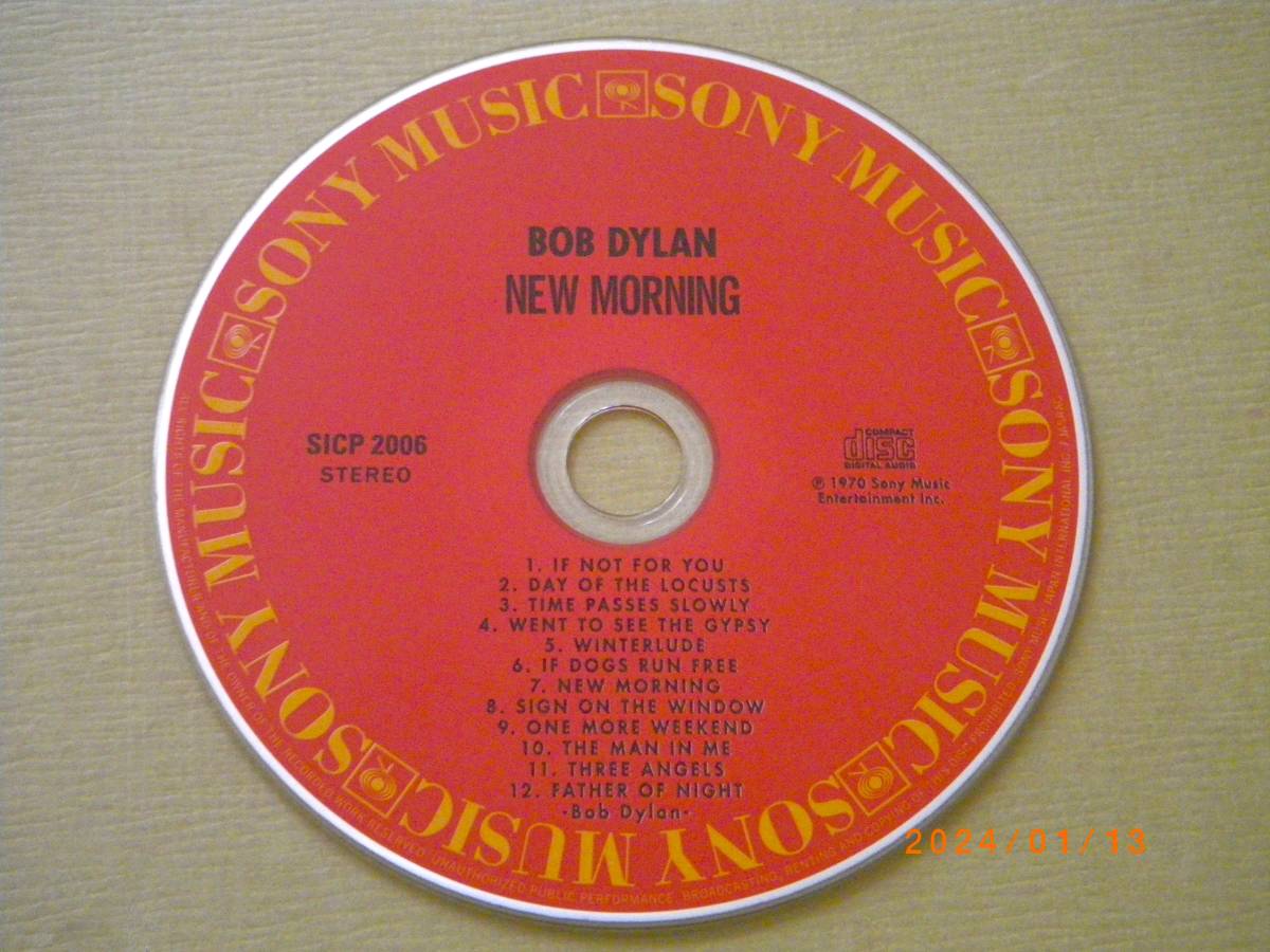 ●ボブ・ディラン／BOB DYLAN【新しい夜明け】CD／紙ジャケ／リマスター／美品●_画像5