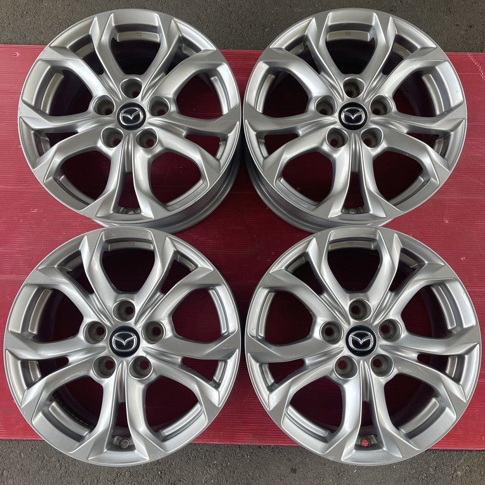 【純正品4本セット】マツダ　CX-3純正アルミホイール　16×6.5　114.3-5H　IN50　ハブ径67mm_画像1