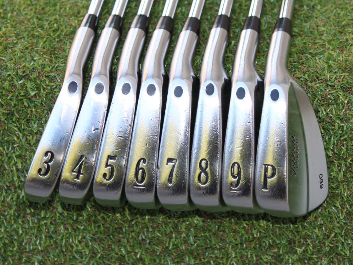 【大人気マッスル】 タイトリスト　Titleist　FORGED 660　DG S300　3-9,P　8本セット　軟鉄鍛造　メンズ マッスルバックアイアン　右_画像2