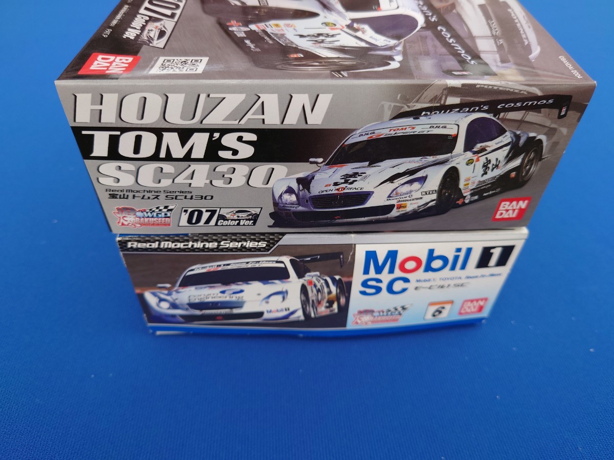 絶版 バンダイ バクシード 宝山 トムス SC430 モービル1 SC 2台セット レクサス TOM'S Mobil1 ミニ四駆 絶版 希少 スーパーGT 爆シード_画像9