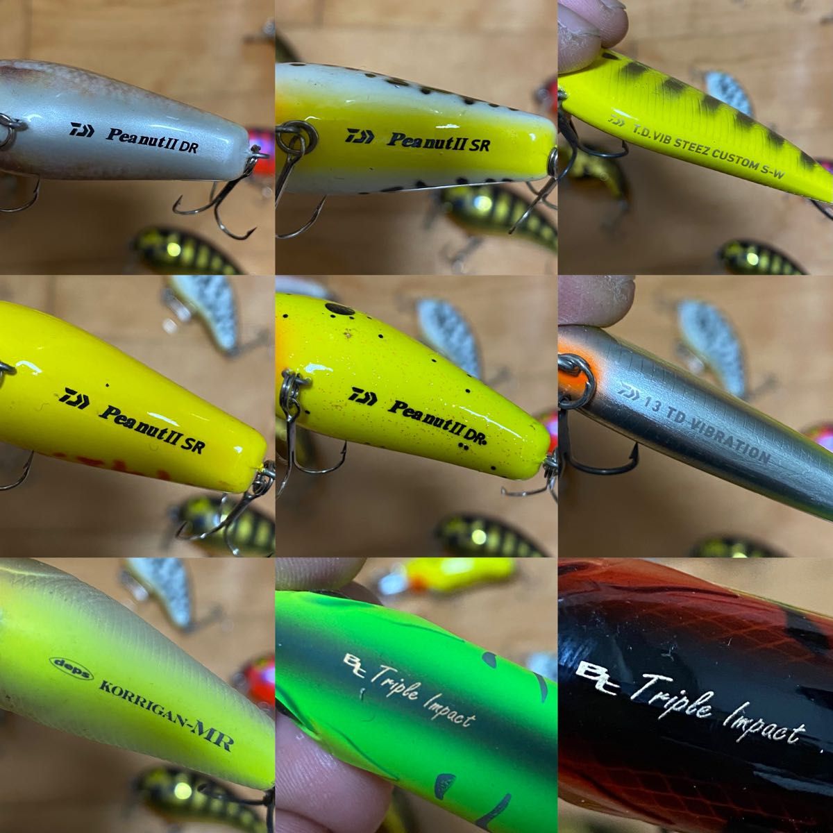 送料無料 シマノ ダイワ デプス バス ルアー セット 18個＋ハードケース  deps Daiwa shimano