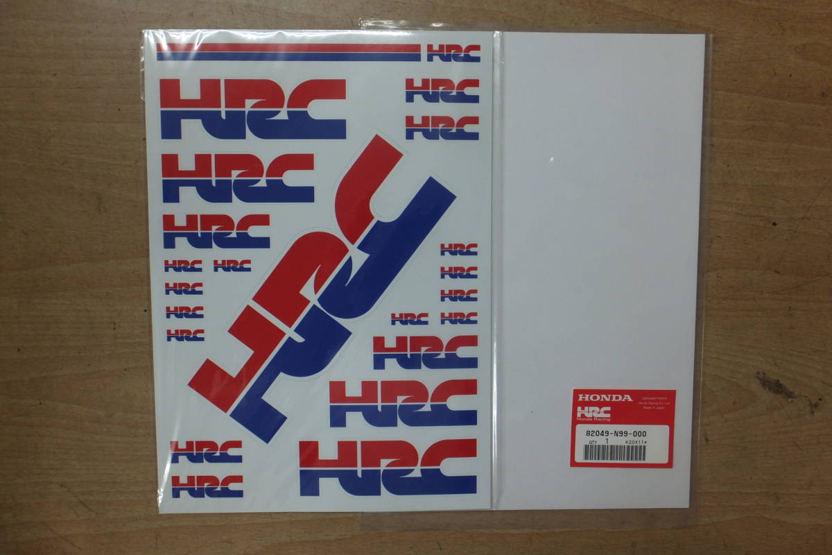 ♪汎用ホンダHRCステッカーシート//CBCBRNSRGBXLCDFTRCBXCLSLXRなどに♪☆新品_画像1