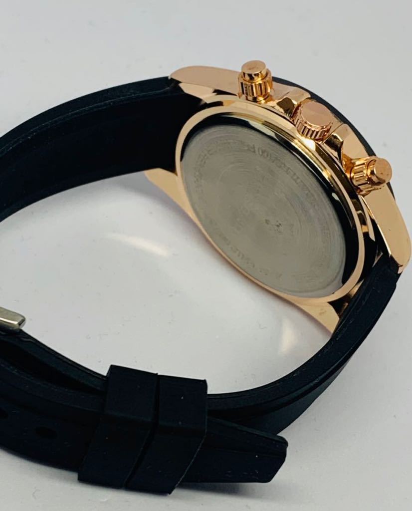 大谷翔平　176号記念セール　メンズ腕時計　デイトナ　オマージュ　クロノグラフ 防水腕時計　ゴールド　ジルコニア　ステンレス1092n