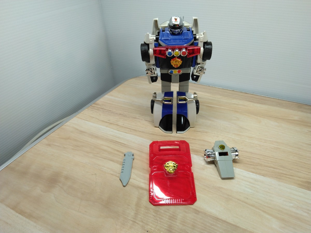 当時物　レトロ　ジャンク　激走戦隊カーレンジャー DXサイレンダー スーパー戦隊 おもちゃ　バンダイ BANDAI ヴィンテージ　玩具 ロボット_画像3