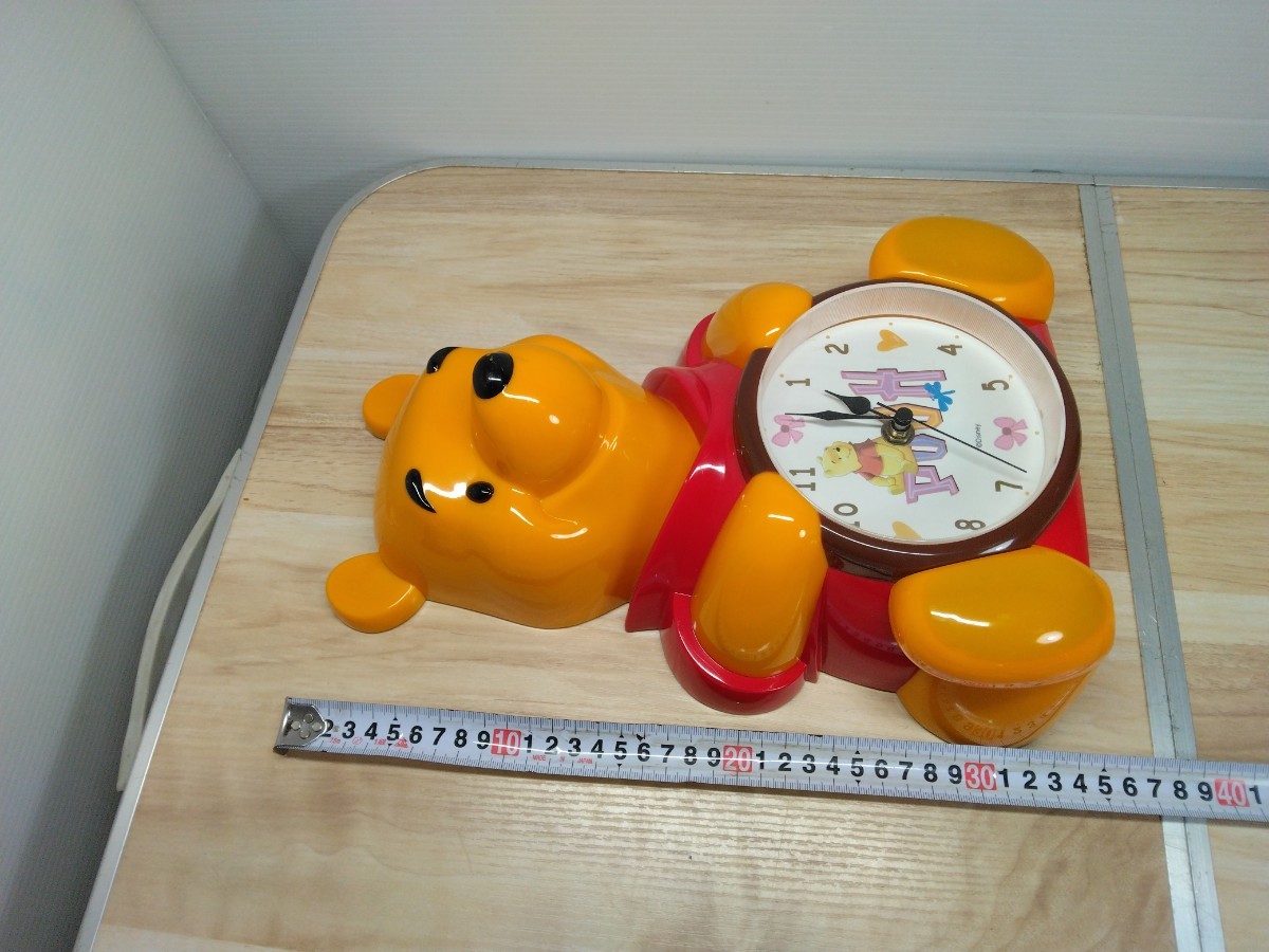 くまのプーさん 置き時計 掛け時計 POOH Disney ディズニー キャラクター 置物 飾り物 インテリア アニメ Rの画像10