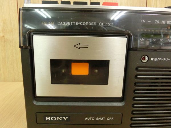 ジャンク●AIWA アイワ カセットレコーダー CASSETTE-CORDER ラジカセ TP-770 昭和レトロ●