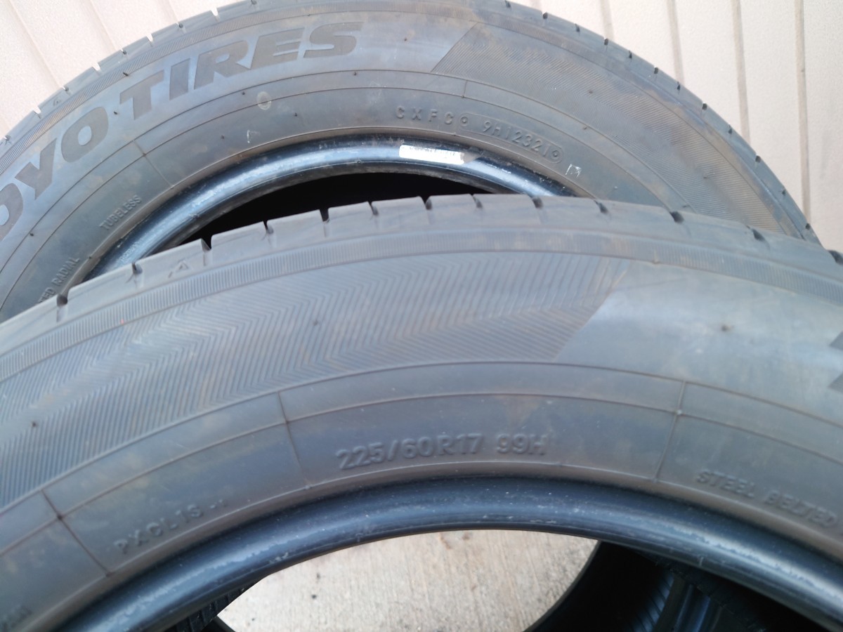 225 60 R17 TOYO TIRES PROXES CL1 SUV 2021年 4本セット_画像10