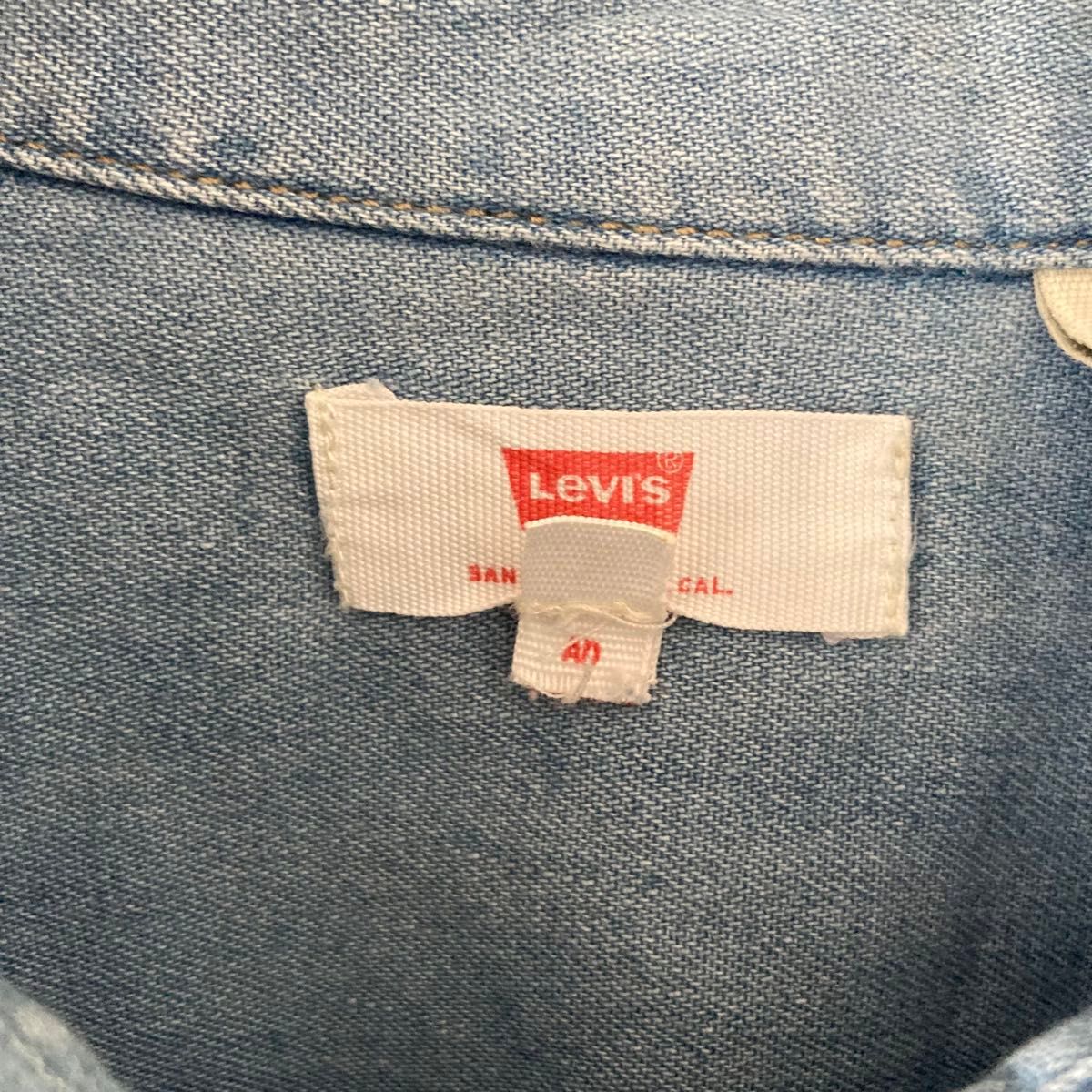 リーバイス Levi's ダンガリーシャツ 古着【M】アメカジ デニムシャツ 長袖