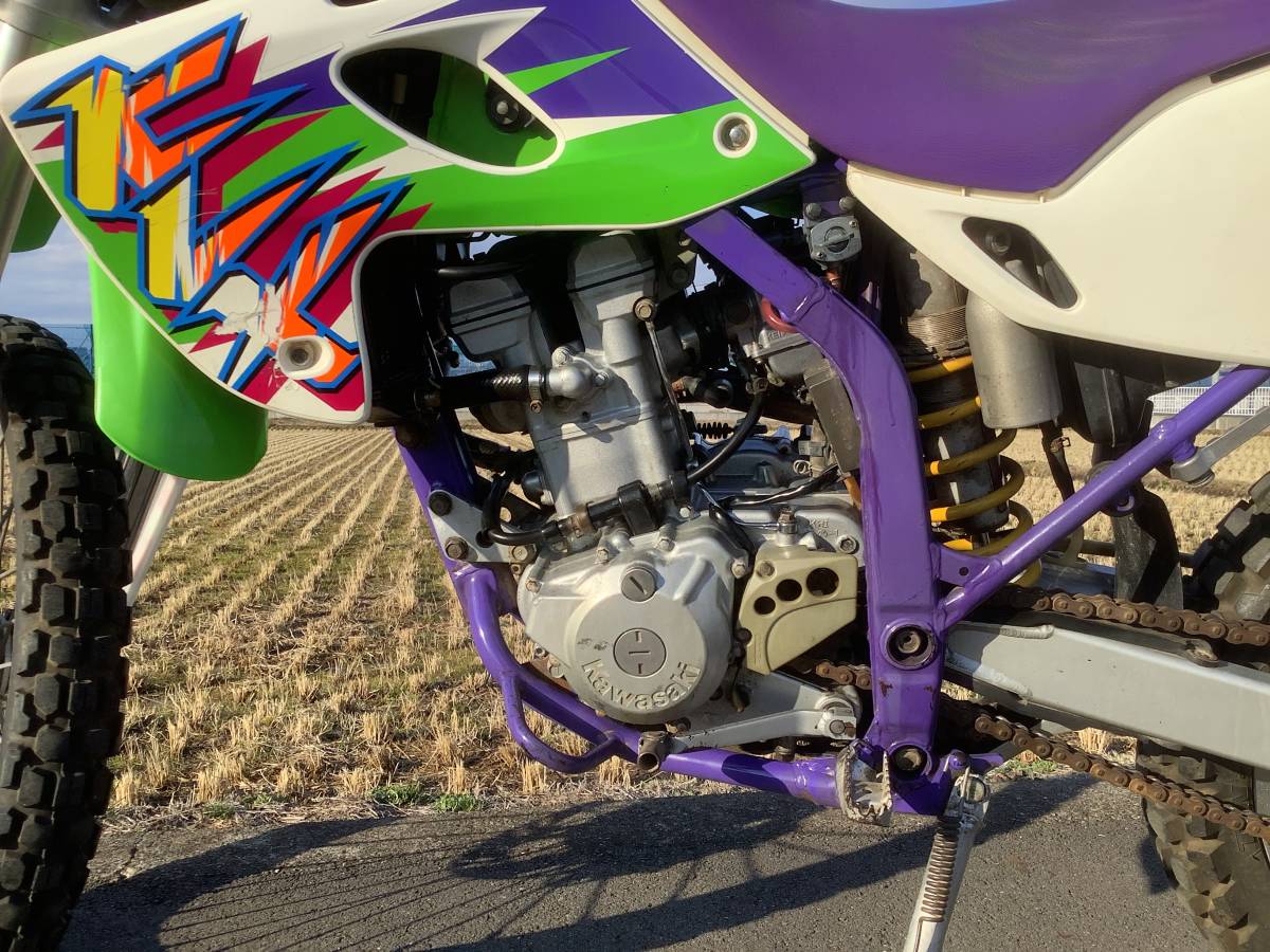 カワサキ KLX250SR 走行確認済 オフロード RSVサイレンサー 1.6万キロ フォークシール交換済の画像4