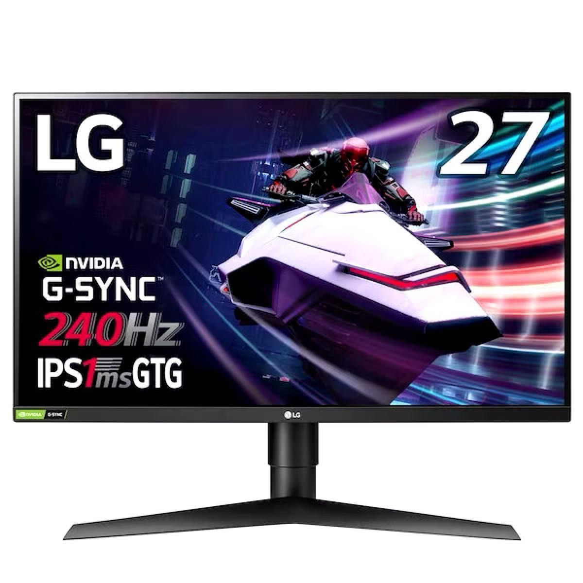 LG ゲーミングモニター UltraGear 27GN750-B 27インチ/フルHD/IPS/240Hz/