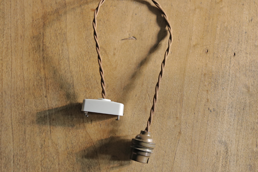 1920年代 フランス アンティーク 飴色 真鍮 ソケット ランプ J*/吊り下げ 英国 北欧 照明 陶器 磁器 イギリス カフェ レトロ アトリエ ss_画像6