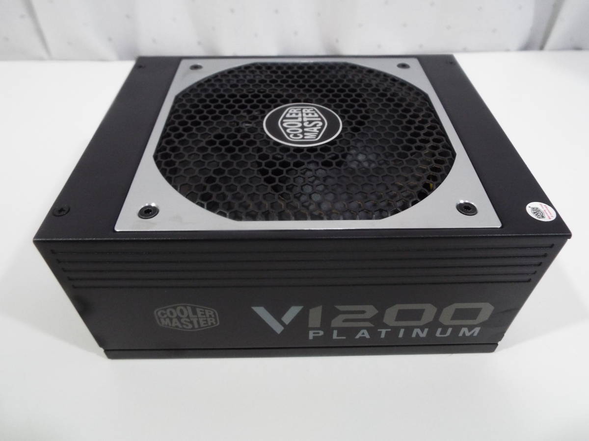 送料無料 COOLER MASTER V1200 Platinum RSC00-AFBAG1 1200W 80PLUS プラチナ フルプラグイン ATX PC用 電源_画像7