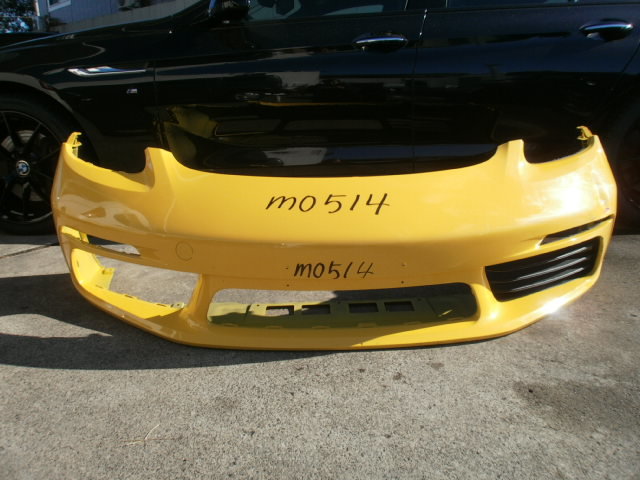 Porsche ポルシェ 982 718 ボクスター ケイマン 純正 フロントバンパー 黄色系 982807221 m0514_画像1