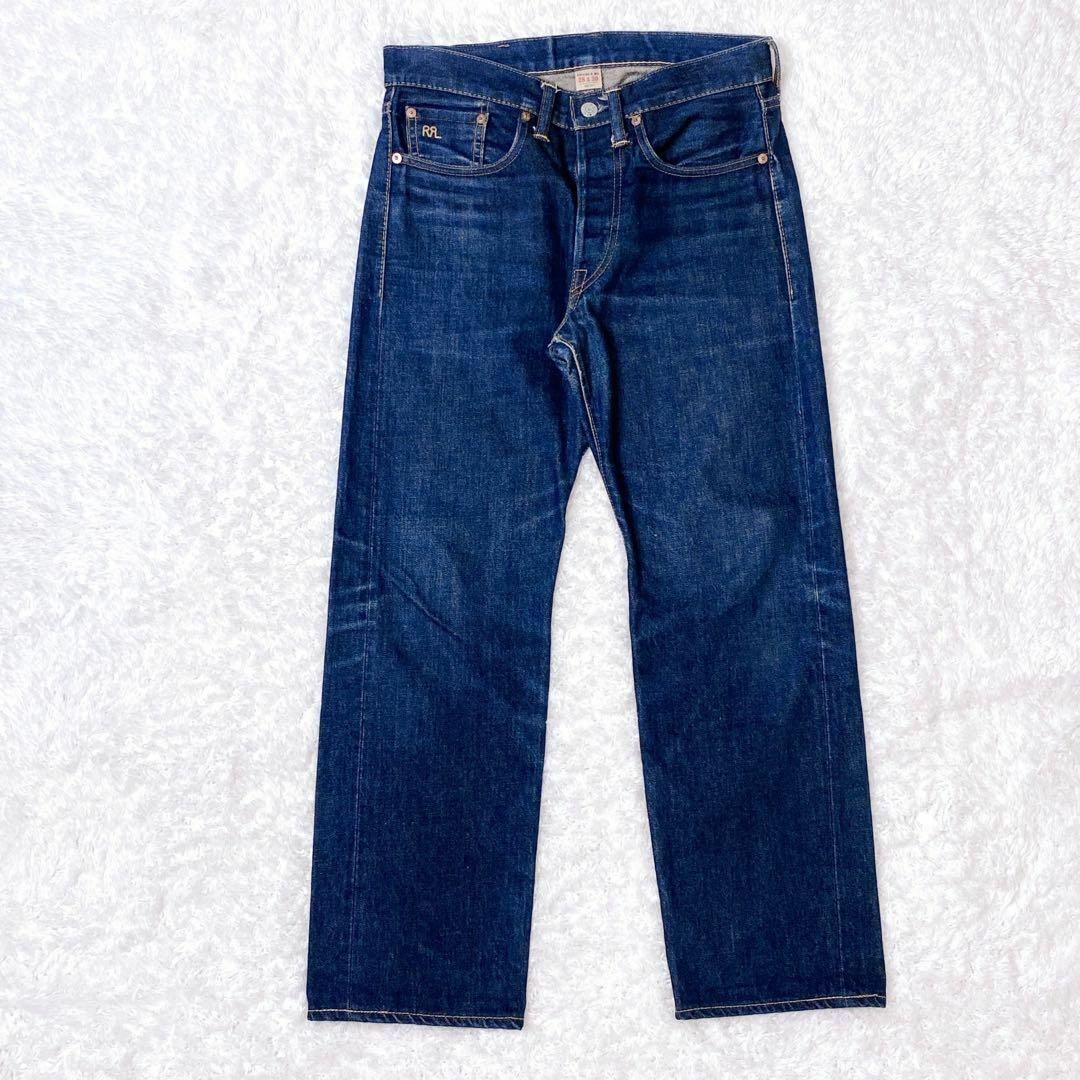 【希少】RRL ダブルアールエル USA セルビッチ 赤耳 ジーンズ ストレート デニム ジーパン STRAIGHT LEG SELVEDGE DENIM 782504836001_画像2