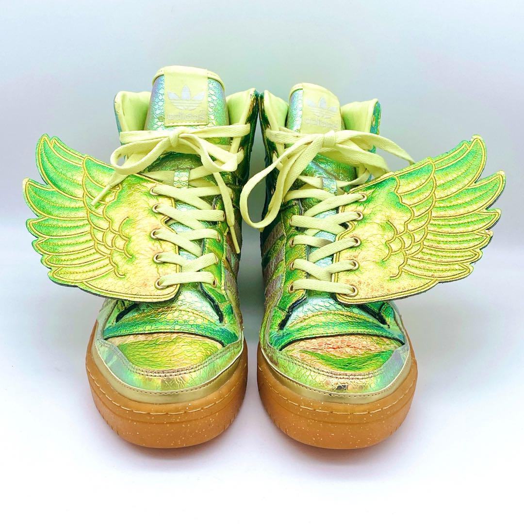 【1円】 adidas Originals JEREMY SCOTT WING アディダス オリジナルス ジェレミースコットレインボー 虹色 rainbow UK10 29cm スニーカー_画像2