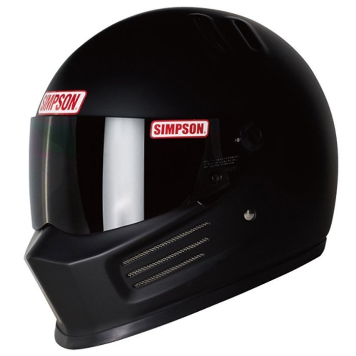 BANDIT Pro SIMPSON 【復刻】 シンプソン フルフェイス バイク用 ヘルメット　マットブラック 60cm_画像1
