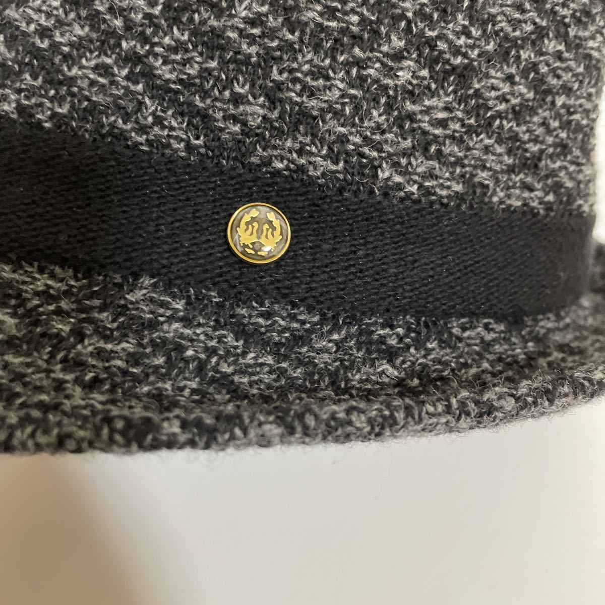 A 新品 TOKIO HATトーキョーハット 帽子 ウール混 中折れハット Mサイズ56.5cm サイズ調節可能