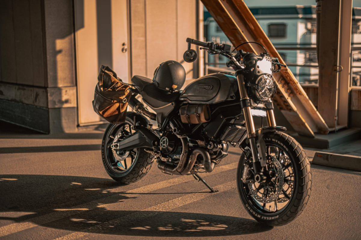 Ducati scrambler1100 スクランブラーカスタム オフロード カフェレーサー トライアンフの画像4