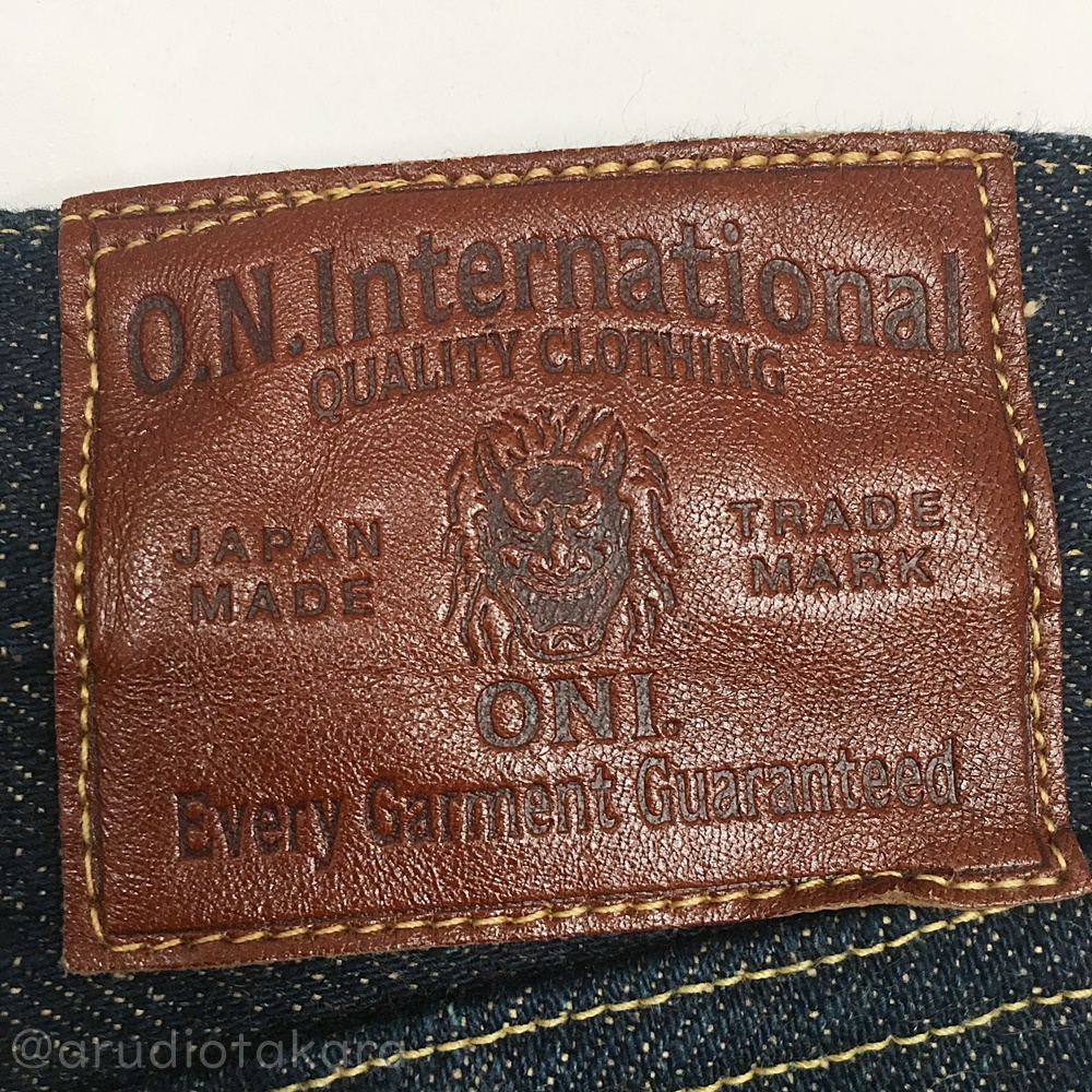 ●古3982　ONI DENIM　鬼デニム　デニムパンツ　ジーンズ　ONI-527　W30_画像9