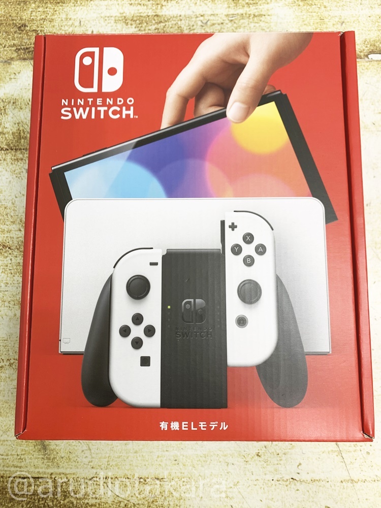 Nintendo Switch 有機ELモデル ホワイト 店舗印有り - ゲームソフト