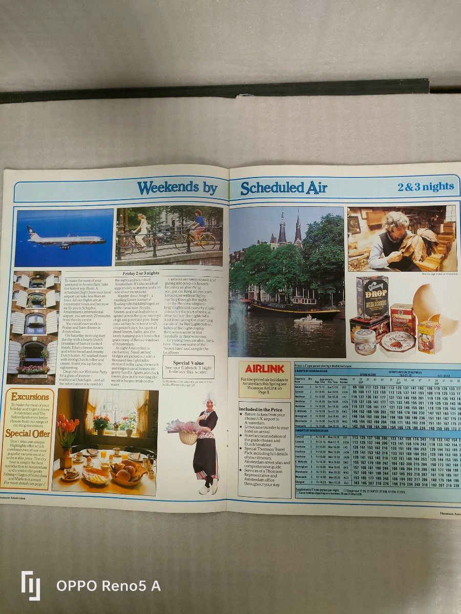 1980年代 洋書 旅行雑誌 アムステルダム