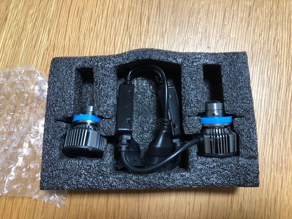 中古【爆光LED】レーザービーム発光 LED フォグランプ 2色切替 ホワイト イエロー H8/H11/H16 26000lm 中古_画像10