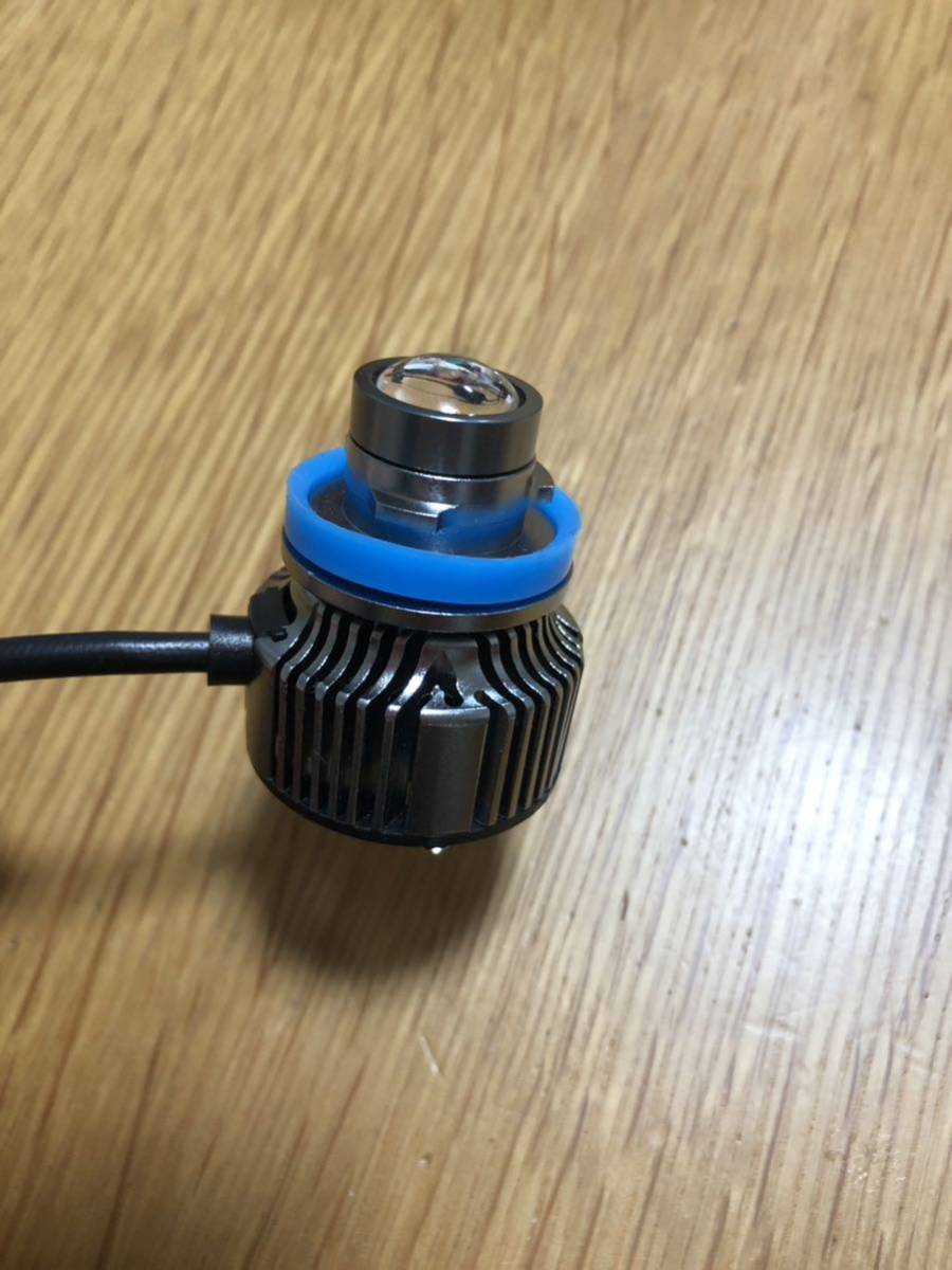 中古【爆光LED】レーザービーム発光 LED フォグランプ 2色切替 ホワイト イエロー H8/H11/H16 26000lm 中古_画像9