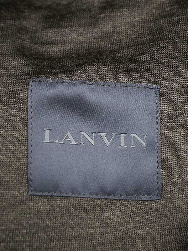 LANVIN ランバン 13SS ラムスキンジップアップレザージャケット ブラック 44 ITZCFVHS5LXG_画像3