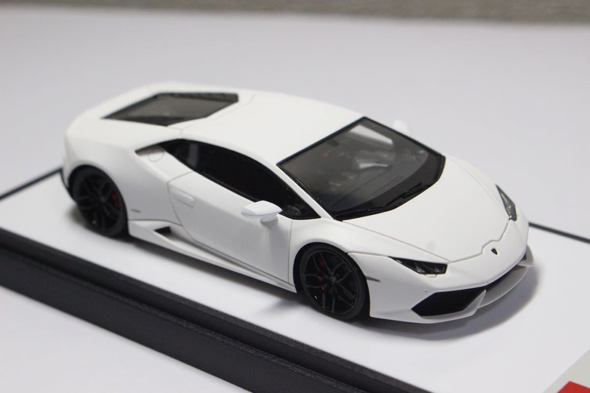 1/43 Make Up Lamborghini Huracan Matte White EM318A12 EIDOLON / メイクアップ ランボルギーニ ウラカン マットホワイト アイドロン_画像3