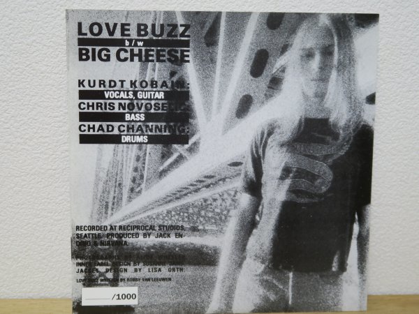 7★NIRVANA LOVE BUZZ / BIG CHEESE (リプロ盤)の画像2