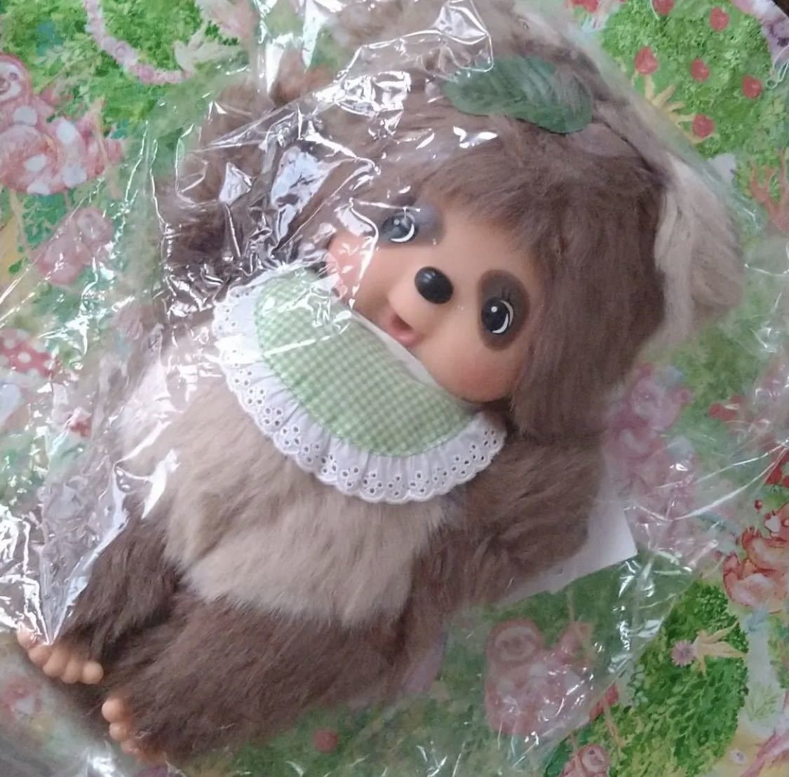 大きな たぬきの モンチッチ パペットタイプ Mサイズ 香港土産 タヌタヌ 新品 Monchhichi