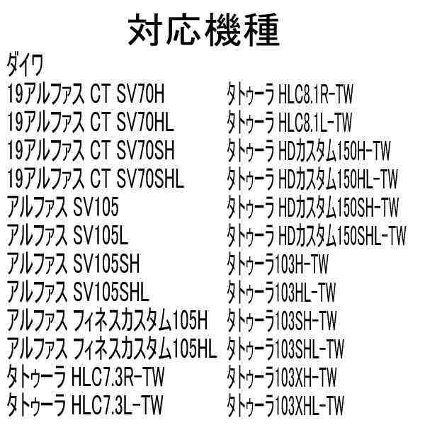 ダイワ　22タトゥーラ TW 80Lスプール用 HXR(10-3-4&8-3-4)セラミックボールベアリング2個セット_画像5