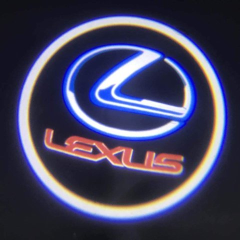 レクサス LEDロゴ投影ライト 2個セット　lexus IS RX LX GS LS ES GX UX カーテシライト カスタム 70系 40系50系 ドアランプ_画像2