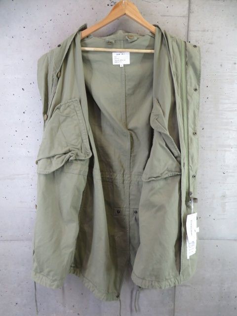 6010s25◆新品です◆定価12800円◆Denime ドゥニーム DNM MIL. モッズコート L/ミリタリージャケット/フライト/M-65/アーミー/シャツ/軍物_画像8