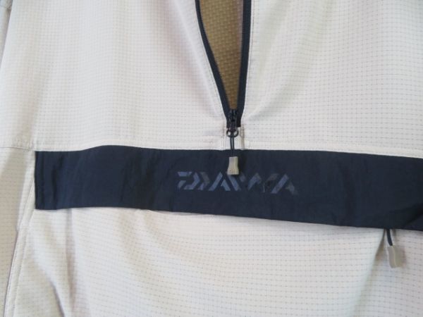 6110s19◆美品です◆吸汗速乾◆DAIWA ダイワ メッシュ プルオーバー フィッシングジャケット XL/パーカー/釣り/ブルゾン/ベスト/シャツ_画像3